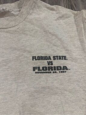Florida State vs Florida Graphic Tee - Light Gray